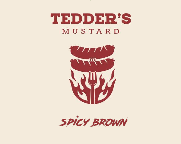 Tedder's Mustard Spicy Brown.